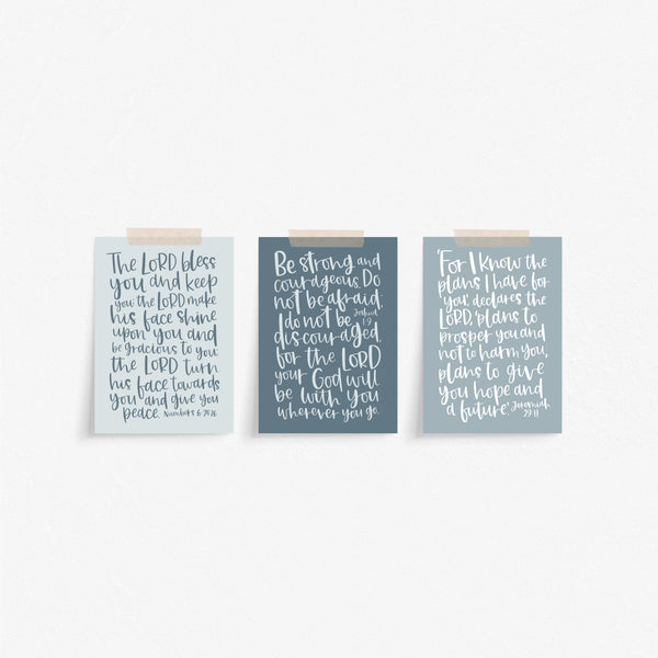 Load image into Gallery viewer, Set of 6 Uplifting Bible Verse Postcards