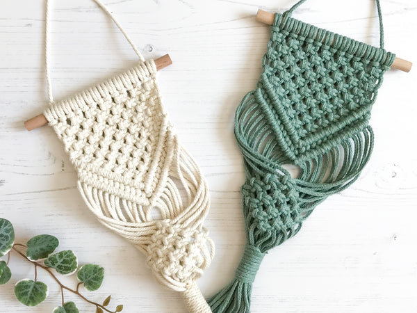 Load image into Gallery viewer, Handmade Boho Macramé Plant Hanger Wall Hanging