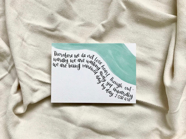 Load image into Gallery viewer, Set of 6 Bible Verse Postcards 2 Corinthians Verses