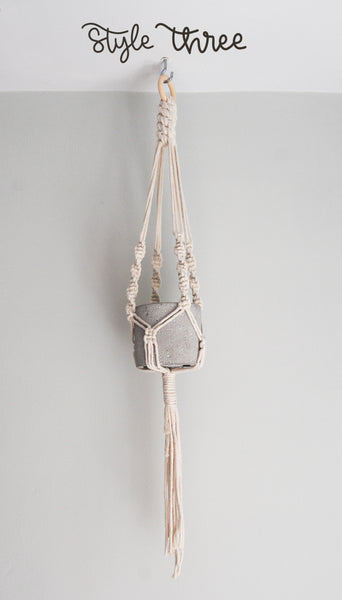 Load image into Gallery viewer, Handmade Boho Macrame Plant Hangers