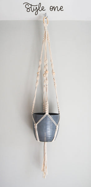 Load image into Gallery viewer, Handmade Boho Macrame Plant Hangers