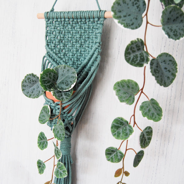 Load image into Gallery viewer, Handmade Boho Macramé Plant Hanger Wall Hanging