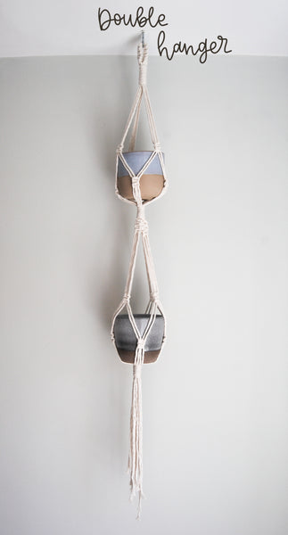Load image into Gallery viewer, Handmade Boho Macrame Plant Hangers