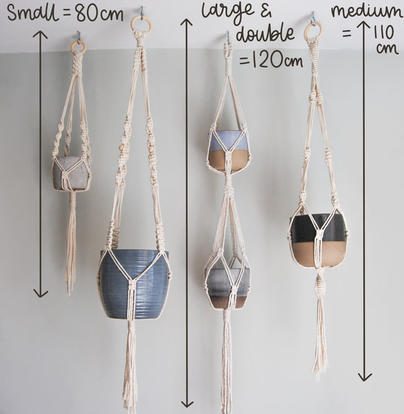 Load image into Gallery viewer, Handmade Boho Macrame Plant Hangers