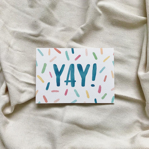 Load image into Gallery viewer, Set of 6 Yay Postcards