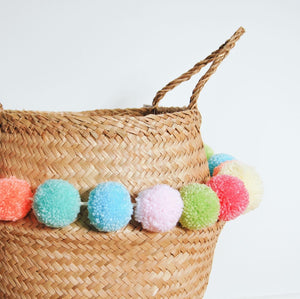 Handmade Colourful Pom Pom Garland