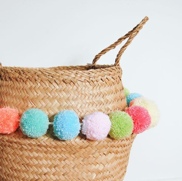 Load image into Gallery viewer, Handmade Colourful Pom Pom Garland
