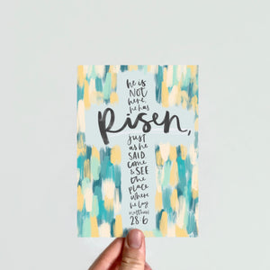 Set of 6 Easter Bible Verse Postcards