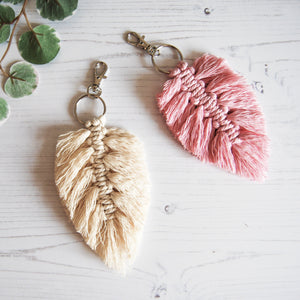 Handmade Boho Macrame Keyring