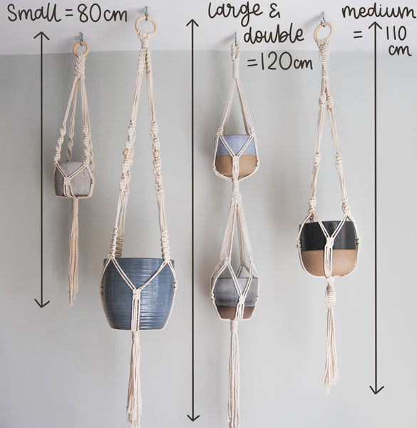 Load image into Gallery viewer, Handmade Boho Macrame Plant Hangers
