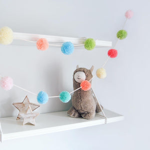 Handmade Colourful Pom Pom Garland