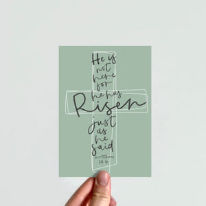 Set of 6 Easter Bible Verse Postcards