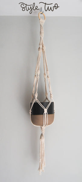 Load image into Gallery viewer, Handmade Boho Macrame Plant Hangers
