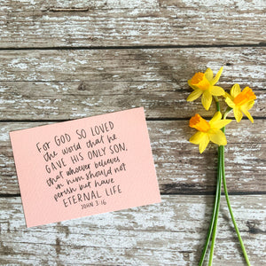 Set of 6 Bible Verse Postcards