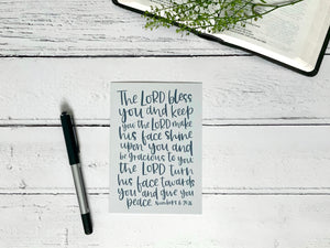 Set of 6 Uplifting Bible Verse Postcards