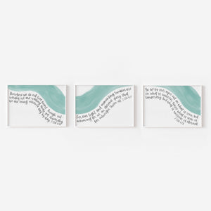 3 FOR 2 Set of Bible Verse Prints from 2 Corinthians 4 - Unframed